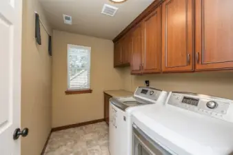 Large laundry room upper level.  Washer & Dryer go with the Seller
