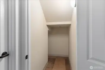 Extra storage outside the unit.