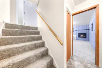 Stairway to lower level