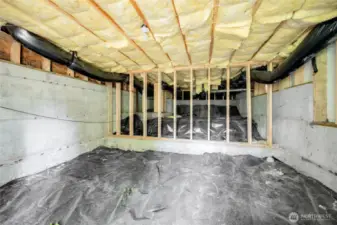 Storage space under home