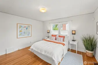 Main floor bedroom with direct bath access!