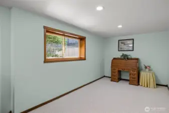 Part of the rec room.