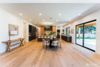 Sun-filled dining enclave