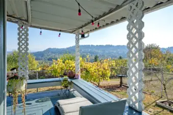 Plenty of space for covered outdoor relaxation.