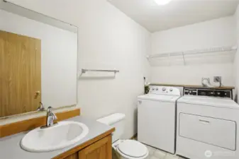 Half bath downstairs