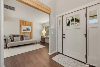 Stylish details have been added to bring this home to life!! Quality laminate flooring throughout most of main level.