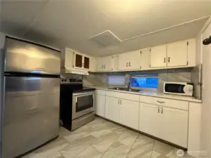 Stainless Steel Fridge and Stove