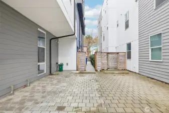 Off street parking space