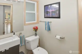 Main floor bathroom.