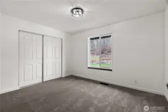 This is the 2nd bedroom that is located on the main floor.