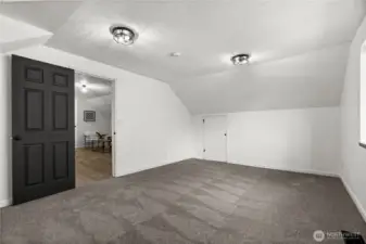 One of 3 bedrooms upstairs.