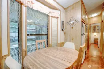 Dining area with window