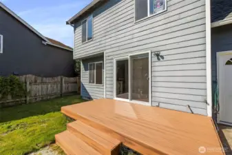 Almost new trex deck.