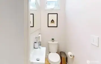 Upper guest bath
