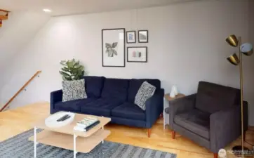Upper living room