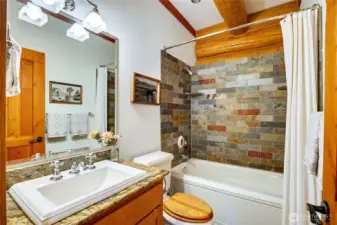 Main floor full bath.