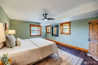 Lower level Guest bedroom.