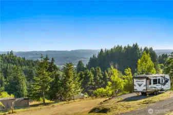 View from Patio & House