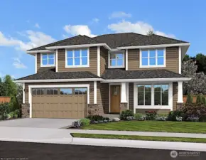 The Rainier plan, a great plan offering a formal dining room, butler pantry, gorgeous kitchen.  3 beds + oversized bonus 2.5 baths/ Under construction to be completed by March 2026