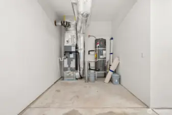 Electric hybrid water heater and High efficiency Carrier electric forced-air furnace