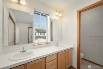 Dual sinks in the primary -- wonderful natural light