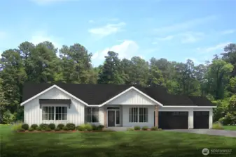 Plans and elevations are artists renderings only, and may not accurately represent the actual condition of a home as constructed.  May contain options or furnishings which are not standard.