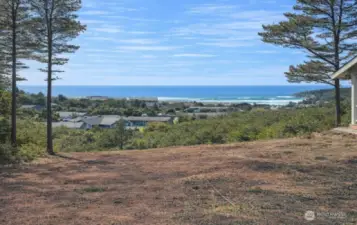 AI Envisioned view with tree removal for illustration purposes only.  Imagine the possibilities