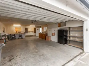 2 Car Garage with plenty of room for Storage