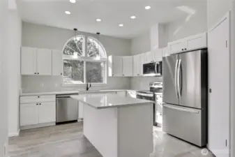 ALL NEW KITCHEN.  All appliances are Stainless steel.  Range with double Ovens. All counter tops are Granite.