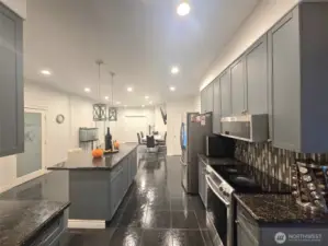 Kitchen coming in from living room