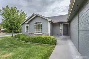 new exterior paint on corner lot