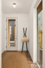 Site Finished Oak Hardwood Flooring Throughout