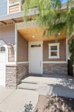 Inviting front porch