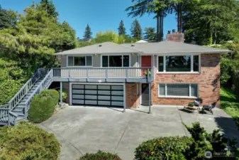 Front side of the home