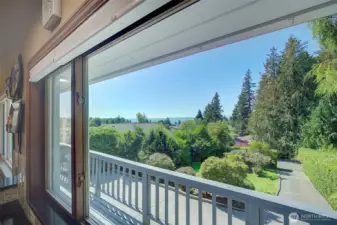 Views of Puget Sound and Olympic Mountains