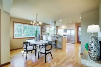 Dining Room with Chef's Kitchen