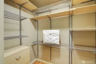 Custom Primary Closet