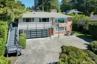 Front side of home with additional parking!