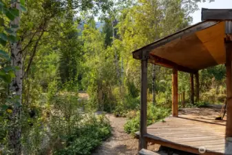 Deck on Little Cabin