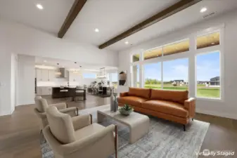 Great room beams