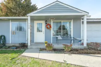 A welcoming front porch