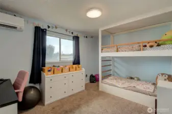 Second bedroom with new mini split.