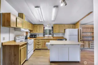 Lot of cabinetry and countertop space