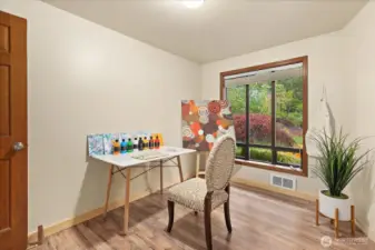 An extra finished room on your main floor! With 5 rooms on your main floor, there's plenty of space to accommodate your lifestyle. This bonus room offers lots of potential & can effortlessly serve as a bedroom, office, hobby room, craft space, playroom or even gym space.