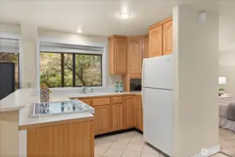 A FULL kitchen!!! A central vac system makes cleaning easy.