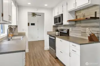 Lots of counterspace and newer appliances