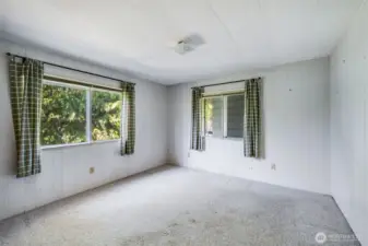 The third bedroom is also found at this end of the home.