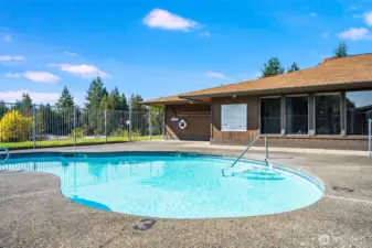 Spend the summer cooling off in the community pool!