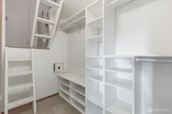 Primary Bedroom Closet w/ Built Ins