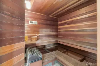 Sauna in the Primary Bathroom